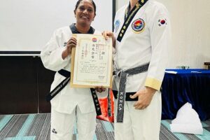 SHEETAL BALKRISHNA BHANDARI AWARDED 6TH BLACK BELT BY WORLD TAEKWONDO CHUNG DO KWAN FEDERATION