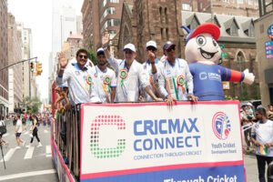 Cricmax Connect, Rashmika Mandanna, and Vijay Deverakonda Bring Youth Cricket to the Madison Avenue India Day Parade